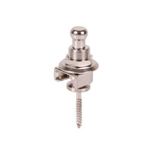 Guitar Strap Lock Metal Bass Studs Anti-OffGuitar Locks Silver