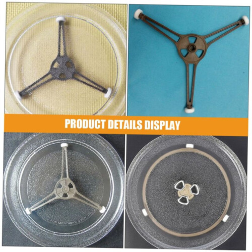 Microwave Plate Roller Ring Sturdy Turntable Stand for Even Heat Distribution Easy Installation Microwave Oven Accessory 1