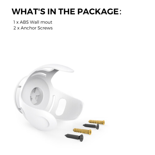 Wall Mount Holder Stand for Echo Dot 4&5 Space Saving Bracket Assistants for  Speaker Accessory White 1