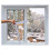 (160*160cm) Reusable Window Insulation Kit with Adhesive Straps 4