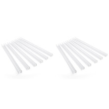 Cabinet Protector Guard (Pack of 12),17.7In Clear PVC Cabinet Protectors for 3/4In Thick Kitchen Cabinets