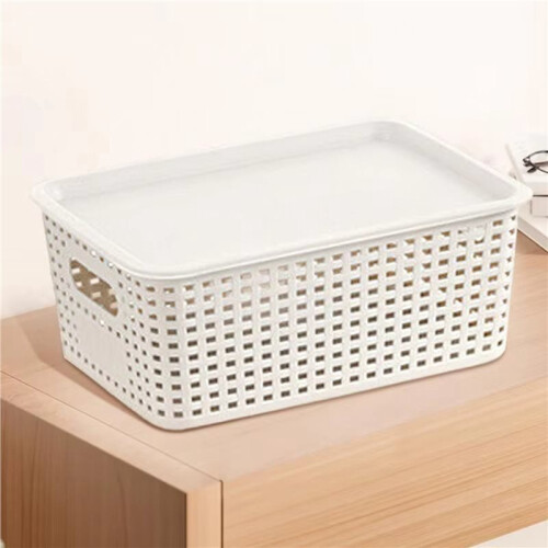 6X Stackable Storage Baskets Portable Stackable Closet Organizer Kitchen Organization Supplies Playroom Bins Home 2