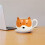 2X Ceramic Coffee Cup Cartoon  Shaped Cup Animal Pattern Home Kitchen Office Juice Milk Cup 6
