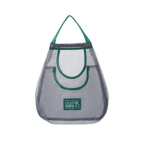 3X Reusable Kitchen Hanging Mesh Bag Large Capacity Home Fruit Vegetable Storage No.3 1