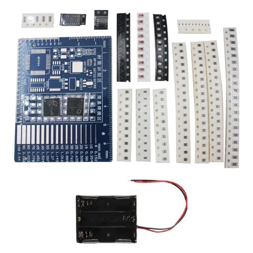 5X SMD Component Welding Practice Board DIY Kit Skill Training Board Led Transistor Set Practice 1
