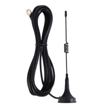 8X Antena GSM de 433 Mhz y 5 Dbi, Conector Macho SMA, Base Magnética para Radioaficionado, con Cable de 3 Metros