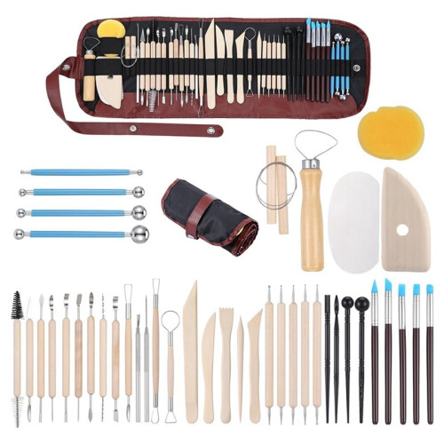 86PCS Pottery Tools Clay Sculpting Tools Polymer Clay Tools Kit Ceramic Tools for DIY Handcraft 2