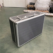 2X Carbon Fiber Tool Box Aluminum Tool Case Suitcase Equipment Hard Carry Bag Instrument Hard Case Portable Toolbox A