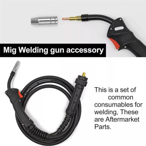 11PCS Welding Nozzles Set MIG Torch 15AK Compatible with MIG 1