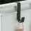 4X Multi-Purpose Hooks Kitchen Cabinet Door Back Hook Hanging Rack Clothes Coat Hat Towel Hanger Storage Hook Black 5