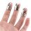 4St Metall Tumfinger Gitarrval i Rostfritt StåL för Akustisk Gitarr Banjo Ukulele 6