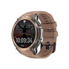 Smartwatch DM59 GPS Offline Maps 5 ATM AMOLED Screen for Outdoor Sports Brown