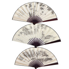 (10 Inch Breeze) Handheld Folding Fan - Portable Gift for Parents