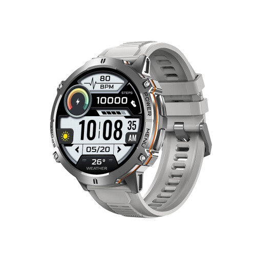 Smartwatch X3 AMOLED Compass Barometer Bluetooth Calls (grey)