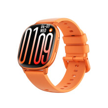 Smartwatch HD17air AMOLED with Bluetooth, Calls, Activity Monitor, Heart Rate Monitor, and IP68 Rating - Orange