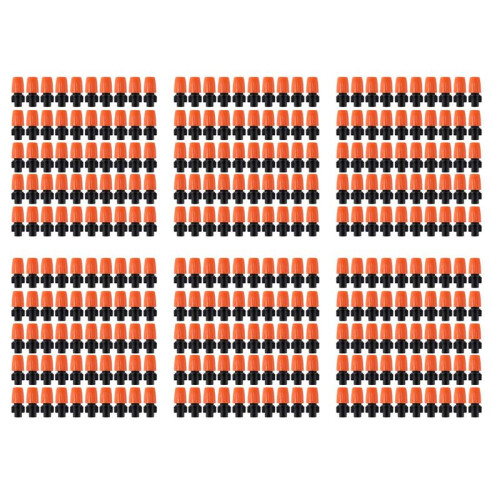 300PCS Adjustable Garden Drip Irrigation Misting Nozzle Micro-Flow Dripper Spray Gardening Tools