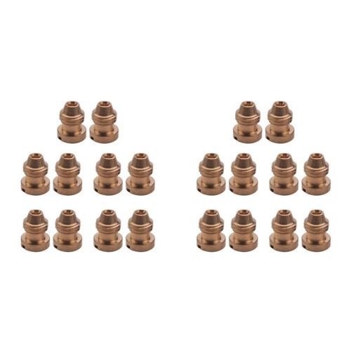 Foam Cannon Orifice Nozzle Tips, High Replacement Thread Nozzle for Snow Foam Lance, 1.1 mm, 20-Pack