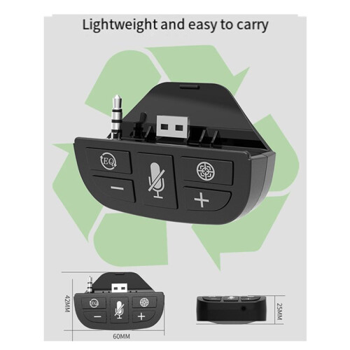 For  One S/X/XSX/XSS/ELITE/ELITE2 Wireless Controller Stereo Headset Adapter Game Playing Accessories 2