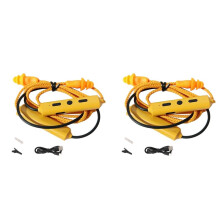 2X Earphone Ear Plugs for Work, Noise Suppression, Hearing Protection,Construction Sites, Noisy Places Orange