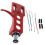 Universal Record Player Headshell Phonograph Turntable Replacement Headshell with 4X Lead Wires for Record Player Red 5