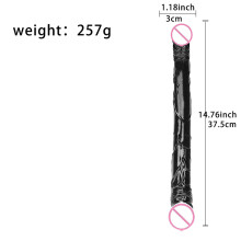 (Black) Realistic Dildo - Safe Solid Color Sex Toy