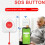 SOS Button Wireless Caregiver Pager Alert Transmitter Emergency Call Button for Kid Elderly Patient Zigbee 3