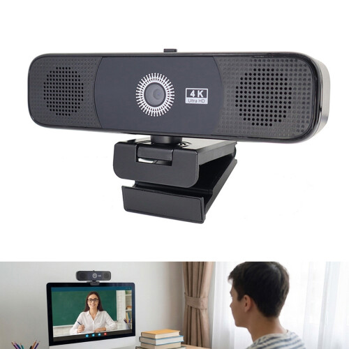 Computercamera 4KHD-webcam met geïntegreerde luidspreker en 1