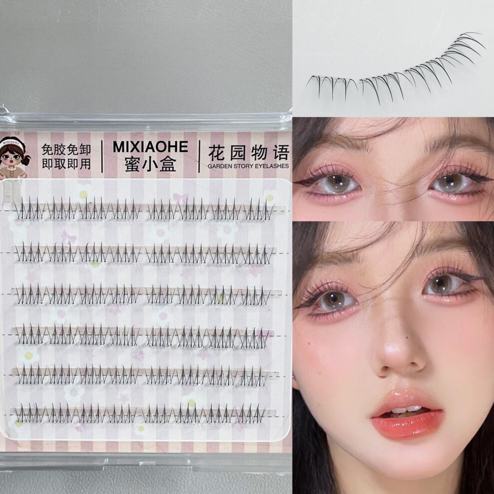 Creation-3C 5-6Mm Glueless C Curl Bottom Lashes For Women