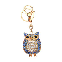 (Blue) Owl Keychain - Alloy Pendant for Party Gifts
