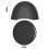 Silicone Case for Speaker Silicone Speaker Protector Cover Audio Protector for  Black 6