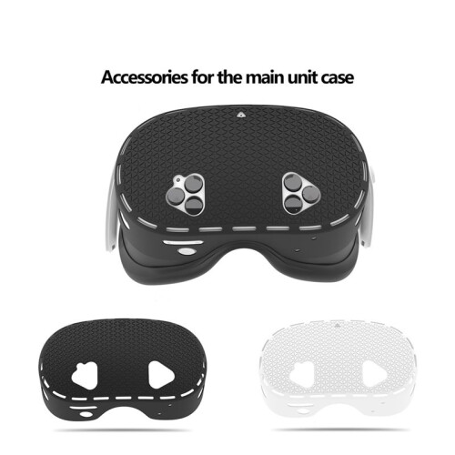 Silicone Protective Case for Meta Quest 3S - Anti-Collision Host Protective Cover, VR Accessories Black 1