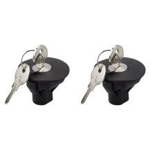 2X Car Fuel Gas Tank Locking Cover Cap with Keys Auto Accessories for Fiesta Focus F-150 8U5Z-9C268-B 4584554AF