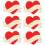 6St Delicate Hartvormige Broches Kleding En Sjaals 1
