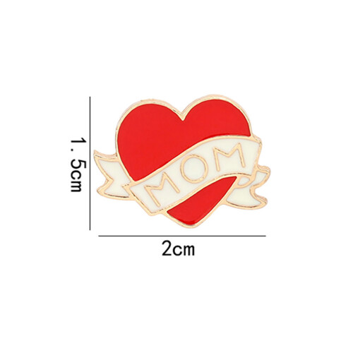 6St Delicate Hartvormige Broches Kleding En Sjaals 1