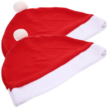 2St Santa Hoed Hoofdsteunhoes Kerstauto Accessoires
