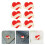 6St Delicate Hartvormige Broches Kleding En Sjaals 8