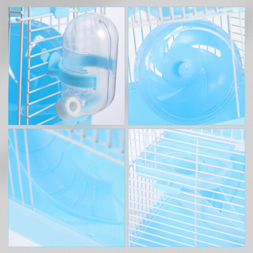 1Hamster Hut Dubbele Knaagdier Nest Speelplek 2