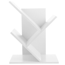 Ijvolle Witte Bureauboekenplank Met Boomdesign