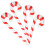 4St PVC Christmas Candy Canes Opblaasbaar Kindervriendelijk 1