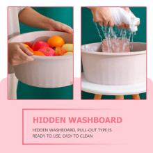 1Set Baby Waskom Roze Voor Schoon En Hygiënisch Wassen Thuis