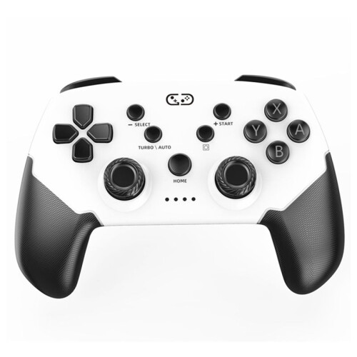 For  Pro with Programmable Back Keys Compatible Lite OLED Steam Convenient  Wireless Gamepad,White+Black