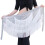 Breathable Milk Silk Hip Scarf For-Silver leopard print 1