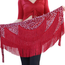 Belly Dance Skirt Scarf With Delicate Tassels Adjustable-B