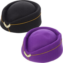 2St Accessoires Stewardess Hoed Cosplay Met Uitstraling