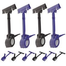10St Kleurenmix Plastic Prijskaartklemmen Voor Winkeldisplay