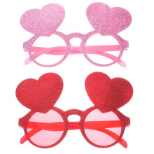 2St Kleurrijke Hart Zonnebril Bachelorette En Party Props
