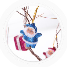 1Set Mini Kerstboom Ijzerdraad DIY - En Decoratieset