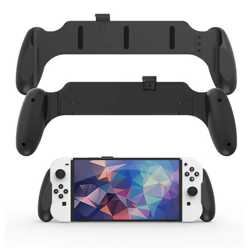 For   OLED Case Handle Bracket Hand Grip Protective Cover Handheld Case Game Console Stand Accessories(B) 2