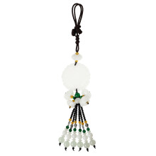 1Car Hanger Jade Ornament Voor Auto En Tas Decor Kleurig
