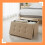 Foldable Faux Leather Storage Bench - Seats Two 5